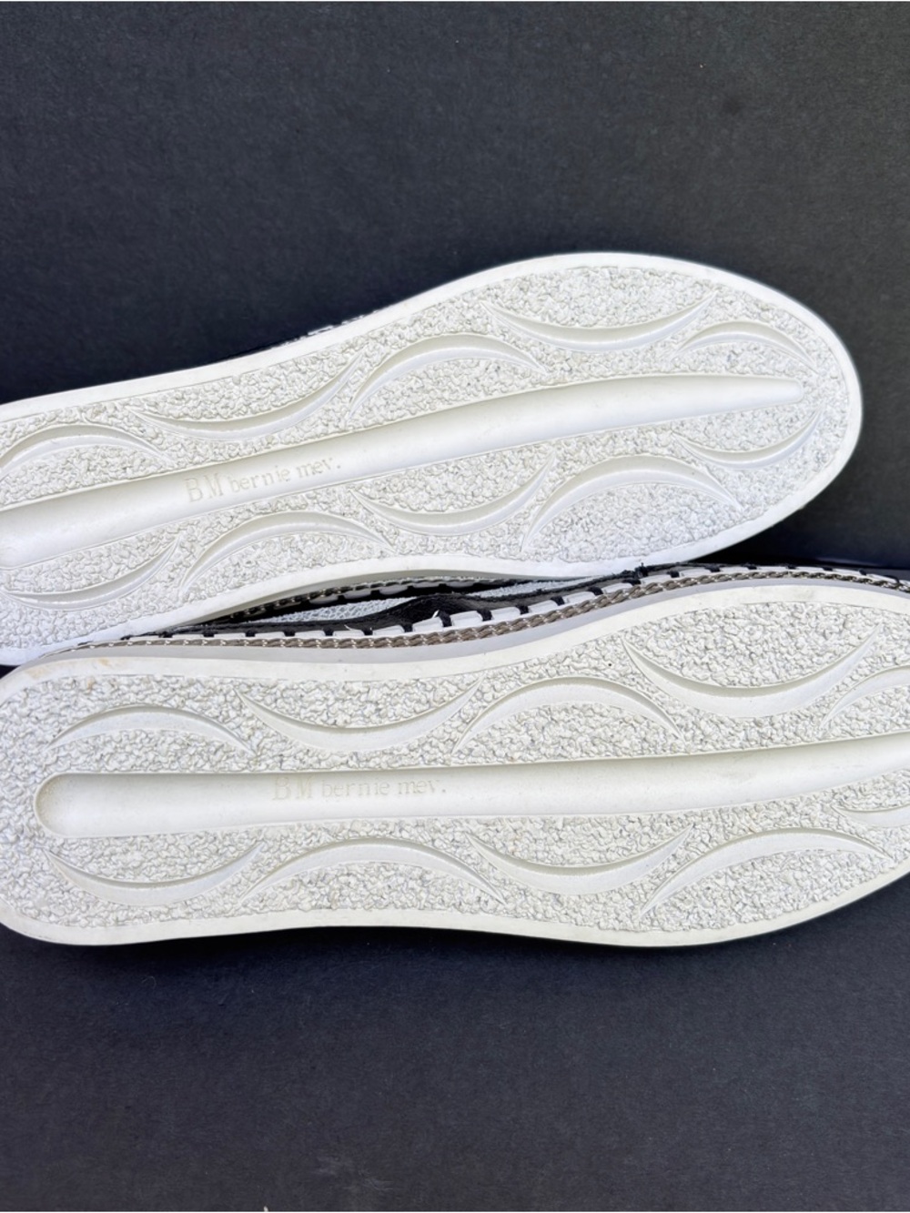 Bernie Mev Size US 6 (37) Metallic Slip On Sneakers Y2K - Picture 7 of 8
